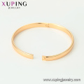 51564- brazaletes diseñados simples de la moda de la joyería de Xuping con el oro 18K plateado